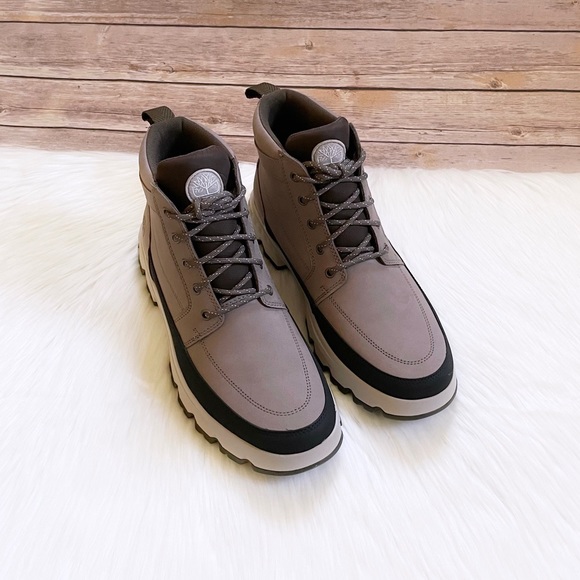 Timberland Men’s TBL Originals Ultra Waterproof Chukka Boots In Beige - Picture 5 of 7